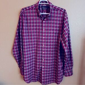 Ralph Lauren Classic Fit Checkered Long Sleeve Button Down Shirt